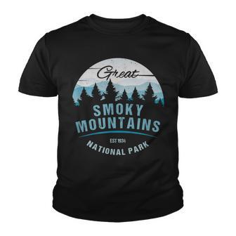 Great Smoky Mountains National Park Tn Nc Vacation Souvenir Youth T-shirt - Thegiftio UK