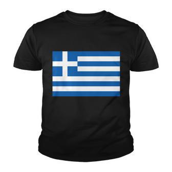 Greece Flag V2 Youth T-shirt - Monsterry