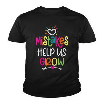 Growth Mindset Positive Back To School Teacher Student V2 Youth T-shirt - Thegiftio UK