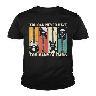 Guitar Retro Style Musician Music Band For Guitarist V3 Youth T-shirt - Thegiftio UK