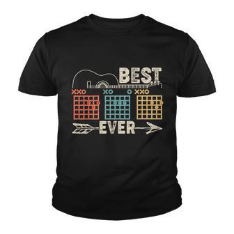 Guitarist Chords Best Dad Ever Tshirt Youth T-shirt - Monsterry DE