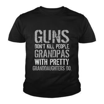 Guns Dont Kill People Grandpas Do Tshirt Youth T-shirt - Monsterry AU