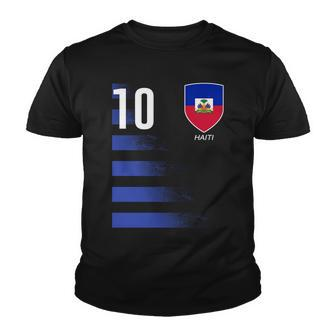 Haiti Football Soccer Futbol Jersey Tshirt Youth T-shirt - Monsterry UK