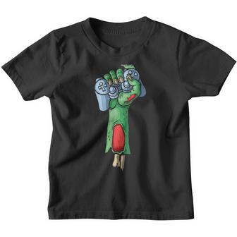 Halloween Gamer Boys Zombie Kids Ns Gaming Video Games Youth T-shirt - Thegiftio UK
