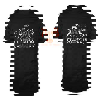 Halloween Happy Halloween Trick Or Treat Orange And White Youth T-shirt