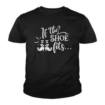 Halloween If The Shoe Fits For You White Design Youth T-shirt - Seseable