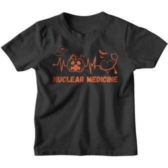 Halloween Nuclear Medicine Doctor Stethoscope Heartbeat Youth T-shirt - Thegiftio UK