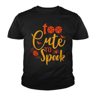 Halloween Pickleball Too Cute To Spook Ii Youth T-shirt - Thegiftio UK