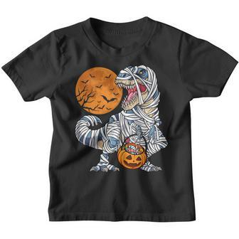 Halloween Shirts For Boys Men Dinosaur T Rex Mummy Pumpkin Youth T-shirt - Thegiftio UK
