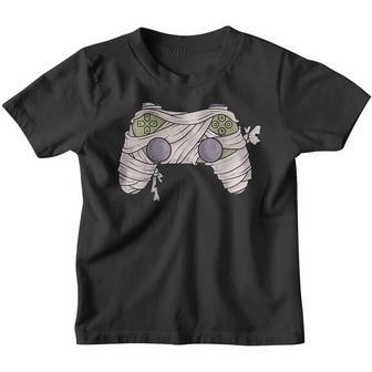 Halloween Skeleton Zombie Gaming Controllers Mummy Boys Kids V8 Youth T-shirt - Thegiftio UK