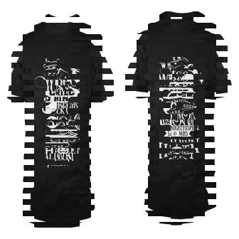 Haloween When Witches Go Riding And Black Cat Are Seen White Men Women T-Shirt Graphic Print Casual Unisex Tee Youth T-shirt - Thegiftio