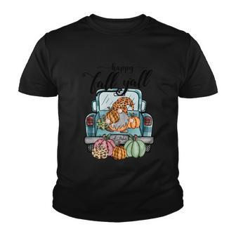 Happy Fall Yall Thanksgiving Quote V3 Youth T-shirt - Monsterry CA