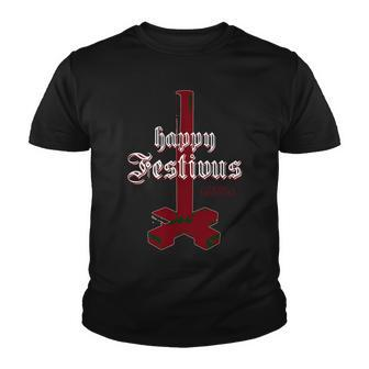 Happy Festivus For The Rest Of Us Christmas Youth T-shirt - Monsterry DE