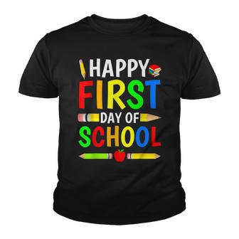 Happy First Day Of School Back To School V7 Youth T-shirt - Thegiftio UK
