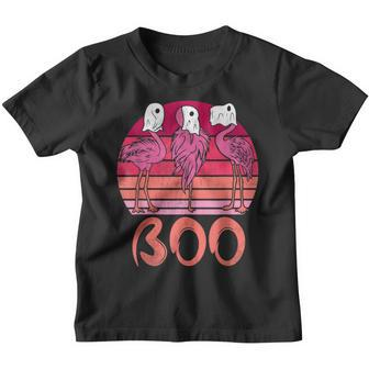 Happy Flamingoween Witch Pumpkin Mummy Flamingo Halloween V3 Youth T-shirt - Thegiftio UK