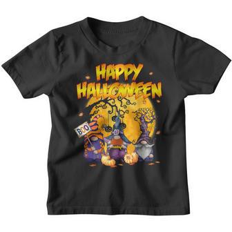 Happy Halloween Costume Scary Boo Funny Gnomes Spooky Youth T-shirt - Thegiftio UK