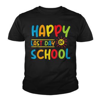 Happy Last Day Of School Graduation Grad Students Teachers Youth T-shirt - Thegiftio UK
