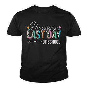 Happy Last Day Of School Students And Teachers Women Kids Youth T-shirt - Seseable