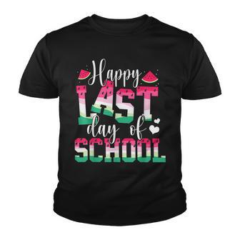 Happy Last Day Of School Watermelon Teachers Students Summer Youth T-shirt - Thegiftio UK