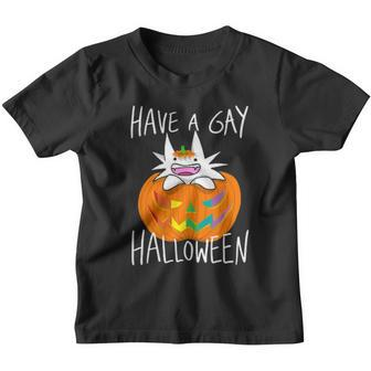 Have A Gay Halloween Youth T-shirt - Thegiftio UK