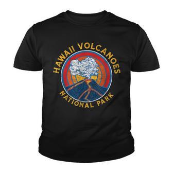 Hawaii Volcanoes National Park - Vintage Seal Graphic Youth T-shirt - Thegiftio UK