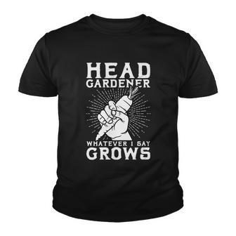 Head Gardener Funny Gardening Tshirt Youth T-shirt - Monsterry CA