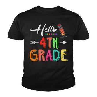 Hello 4Th Grade Team Fourth Grade Teacher Back To School Youth T-shirt - Seseable