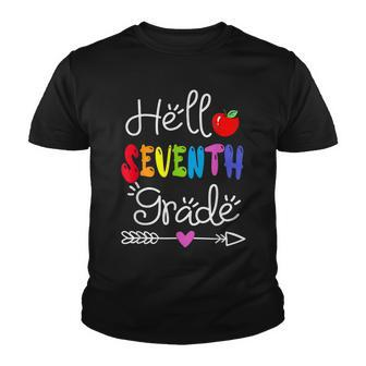 Hello 7Th Grade Teacher Kids Back To School Youth T-shirt - Seseable