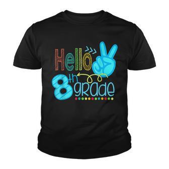Hello Eighth Grade Team 8Th Grade Back To School Youth T-shirt - Thegiftio UK