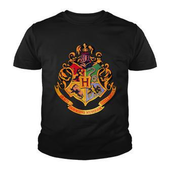 Hogwarts School Emblem Youth T-shirt - Monsterry