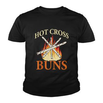 Hot Cross Buns Funny Graphic Design Printed Casual Daily Basic Youth T-shirt - Thegiftio UK