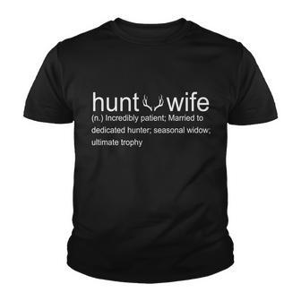 Hunters Wife Funny Hunting Youth T-shirt - Monsterry