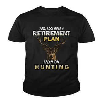 Hunting Retirement Plan Tshirt Youth T-shirt - Monsterry UK