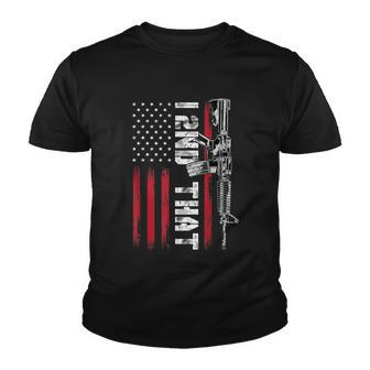 I 2Nd That Second Amendment Pro Gun American Flag Patriotic Youth T-shirt - Monsterry