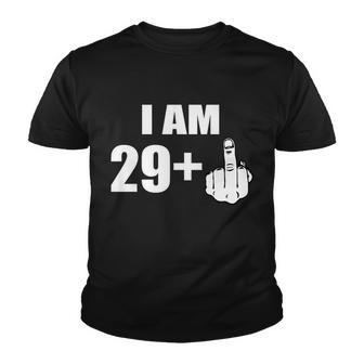 I Am 30 Middle Finger Tshirt Youth T-shirt - Monsterry