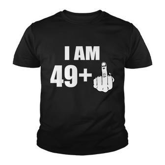 I Am 50 Middle Finger Funny 50Th Birthday Gift T-Shirt Tshirt Youth T-shirt - Monsterry AU