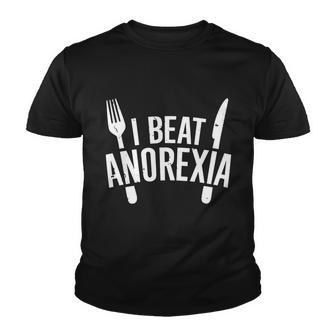 I Beat Anorexia Tshirt V2 Youth T-shirt - Monsterry CA