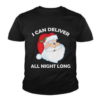 I Can Deliver All Night Long X-Mas Bad Santa Tshirt Youth T-shirt - Monsterry CA