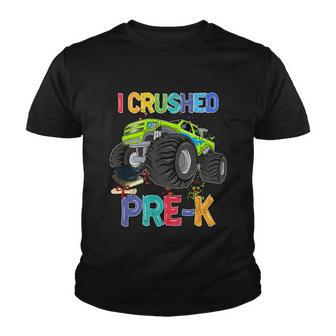 I Crushed Pre_K Monter Truck Sublimation Back To School Youth T-shirt - Monsterry AU