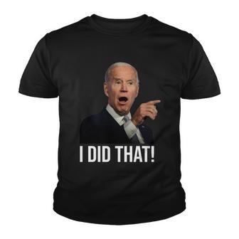 I Did That Funny Joe Biden V2 Youth T-shirt - Thegiftio UK