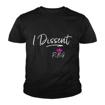 I Dissent Rbg Vote V5 Youth T-shirt - Monsterry DE