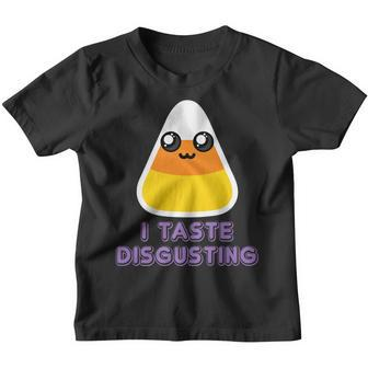 I Hate Disgusting Candy Corn Funny Halloween Gross Gift Youth T-shirt - Thegiftio UK