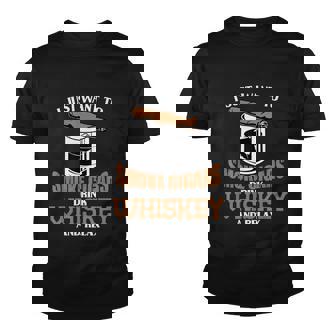 I Just Want Do Smoke Cigars Drink Whiskey And Relax Whiskey Youth T-shirt - Thegiftio