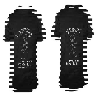 I Never Skip Keg Day Funny Beer Drinking Joke Funny Youth T-shirt - Monsterry