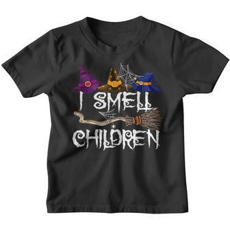 I Smell Children Funny Witches Halloween Party Costume V2 Youth T-shirt - Thegiftio UK