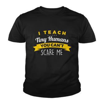 I Teach Tiny Humans You Cant Scare Me Great Gift Youth T-shirt - Monsterry CA