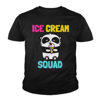 Ice Cream Squad Just A Girl&Boy Who Loves Panda Funny Summer Youth T-shirt - Thegiftio UK