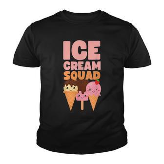 Ice Cream Squad Kawaii Cute Youth T-shirt - Thegiftio UK