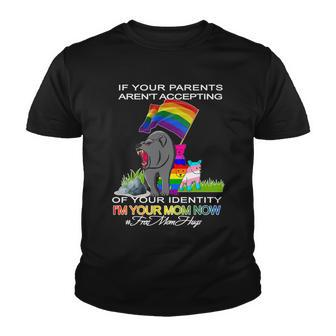 If Your Parents Arent Accepting Im Your Mom Now Lgbt Hugs Youth T-shirt - Monsterry