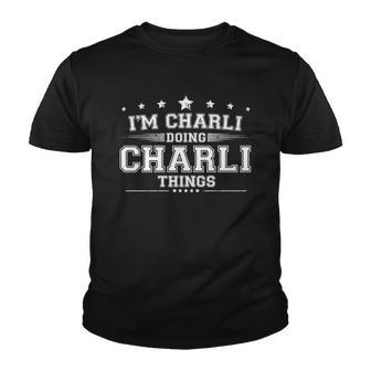 Im Charli Doing Charli Things Youth T-shirt - Monsterry